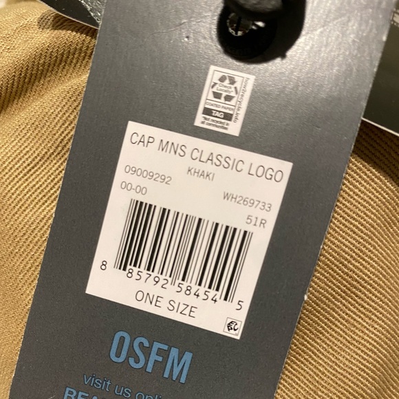 RealTree Classic Logo Rope SnapBack Hat Adjustable Hunting Antler Khaki Navy NWT - Picture 8 of 8